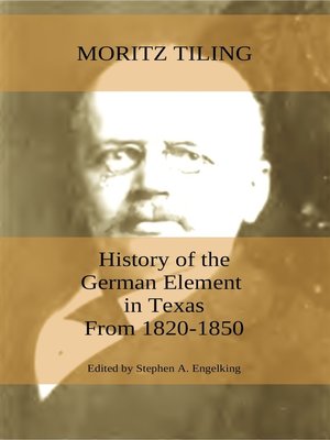 cover image of A History of the German Element in Texas